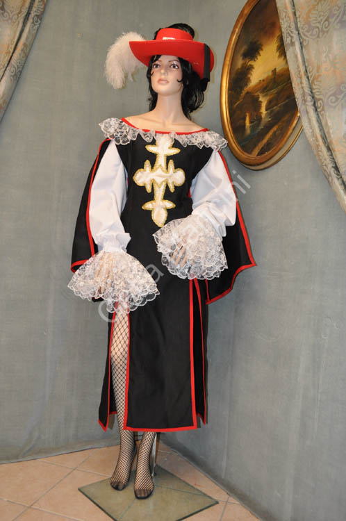 Costumi Di Carnevale Donna del Moschettiere (1)