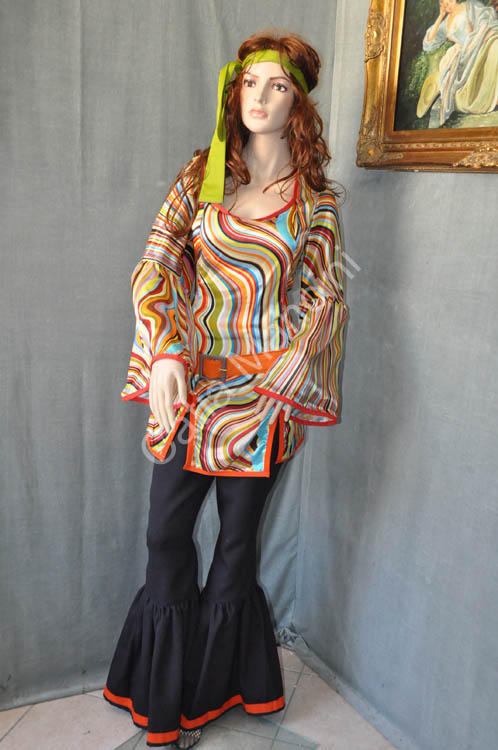 Vestito donna Carnevale Hippy (2)