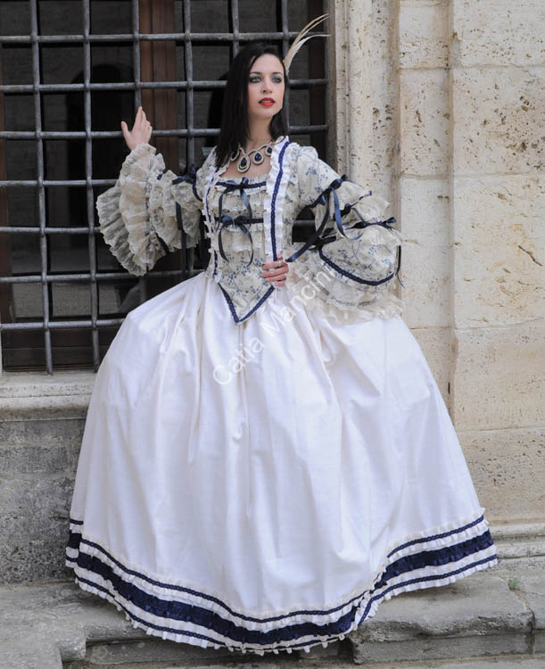 Costume Storico abito epoca settecento (8)