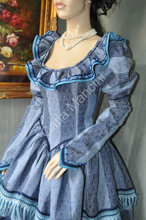 Vestito Storico Donna del 1815 (8)