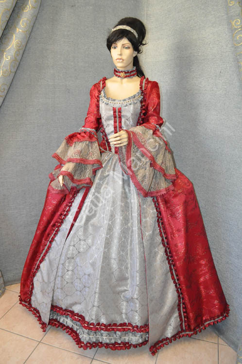 costume storico donna teatro 1700 (13)