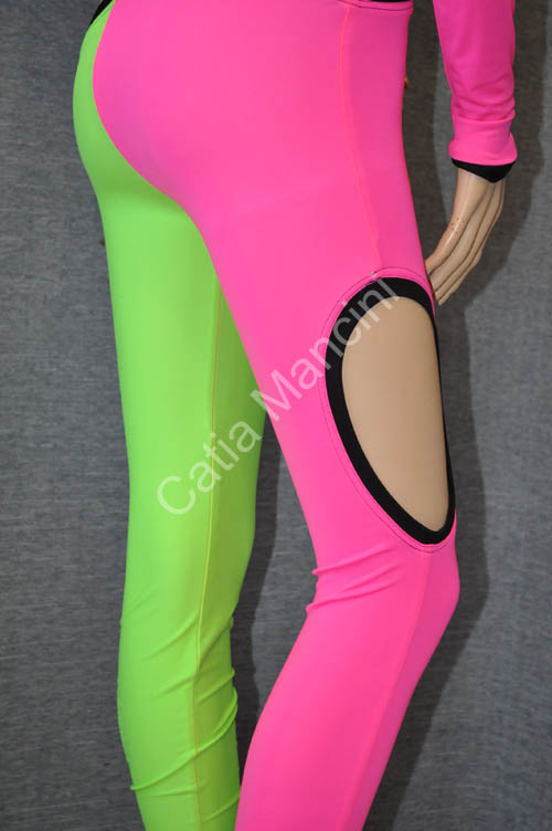 vestito sexy lycra disco cubo (10)