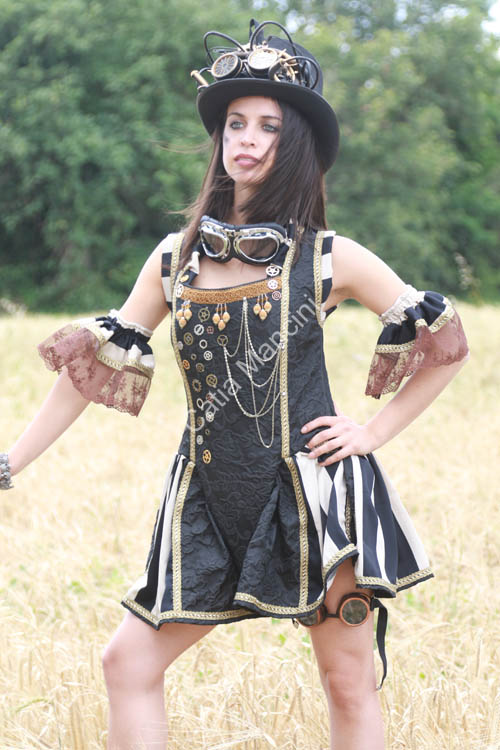 abito steampunk su misura (15)