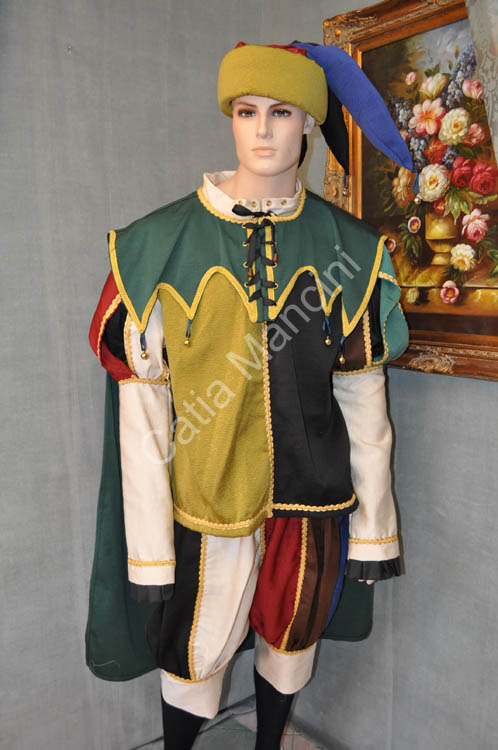 Vestito Giullare Abito Storico (3)