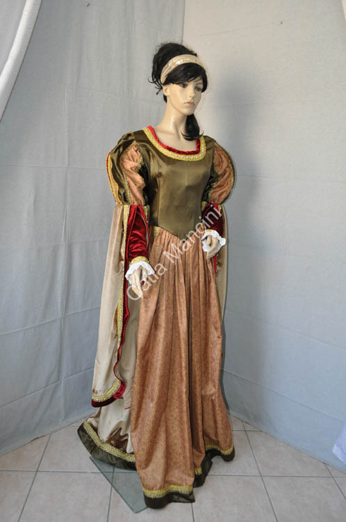 Costume Storico Medioevale Velluto (3)