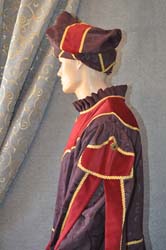 Vestiti Medievali cappello velluto (11)