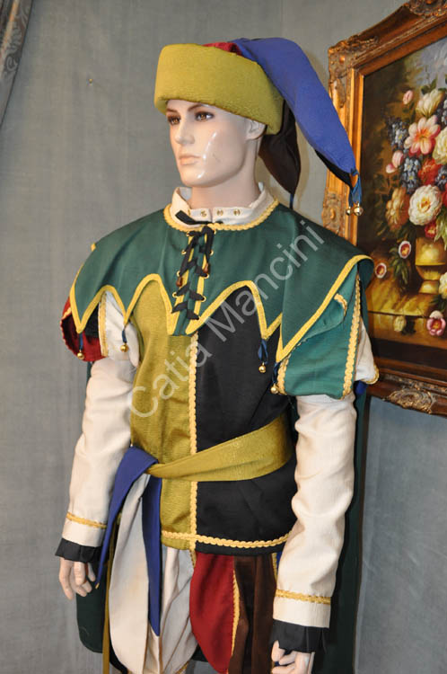 Vestito Giullare Abito Storico (6)